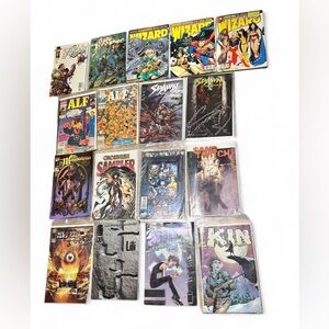 Comic Book Collection with Various Covers
